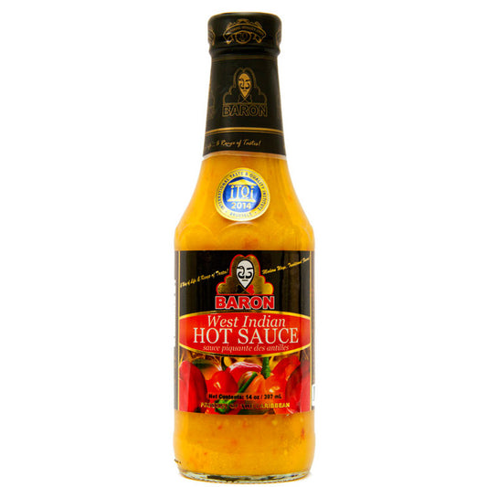 Baron West Indian Hot Sauce 14oz