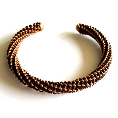 Copper Bracelet Cuff 0.5 inch
