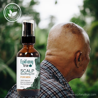 Epifany True 100% Natural Scalp Soothing Oil For Men 2oz