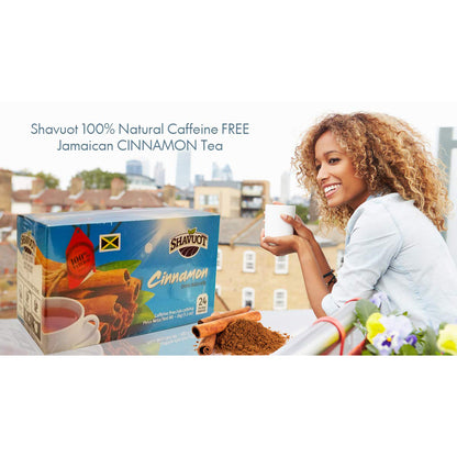 Shavuot (100%) Natural Jamaican Cinnamon Tea Bags 24 Pack
