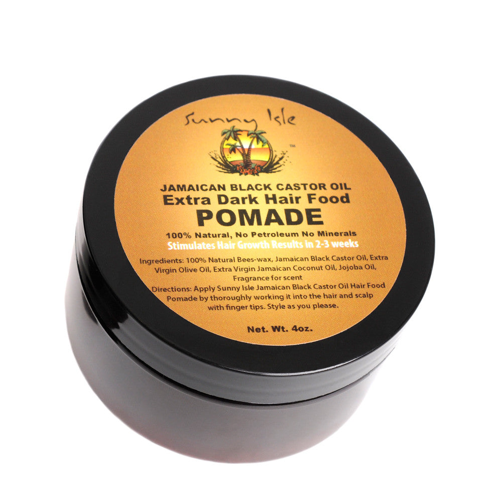 Sunny Isle Jamaican Black Castor Oil EXTRA DARK Hair Food Pomade 4Oz