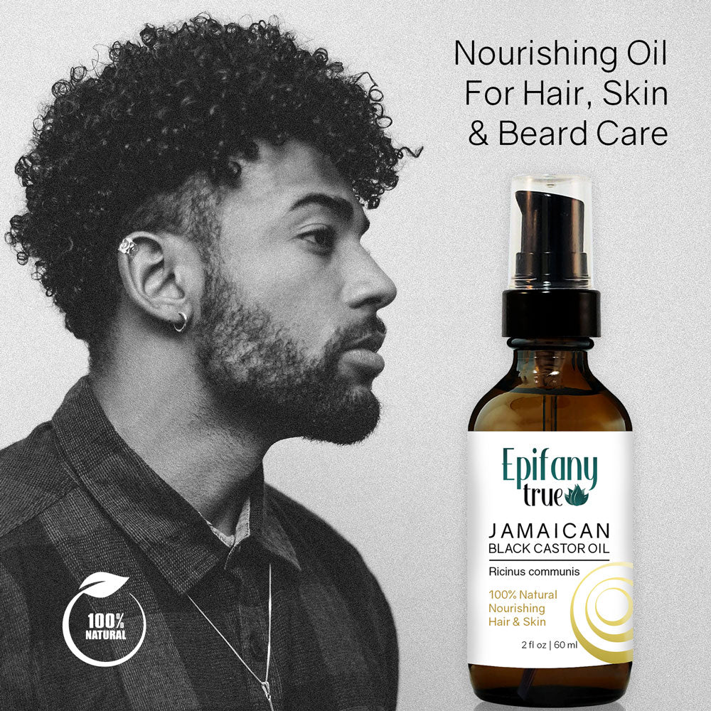 Epifany True Jamaican Black Castor Oil 2oz and Calendula Healing Salve 2oz Gift Set Bundle