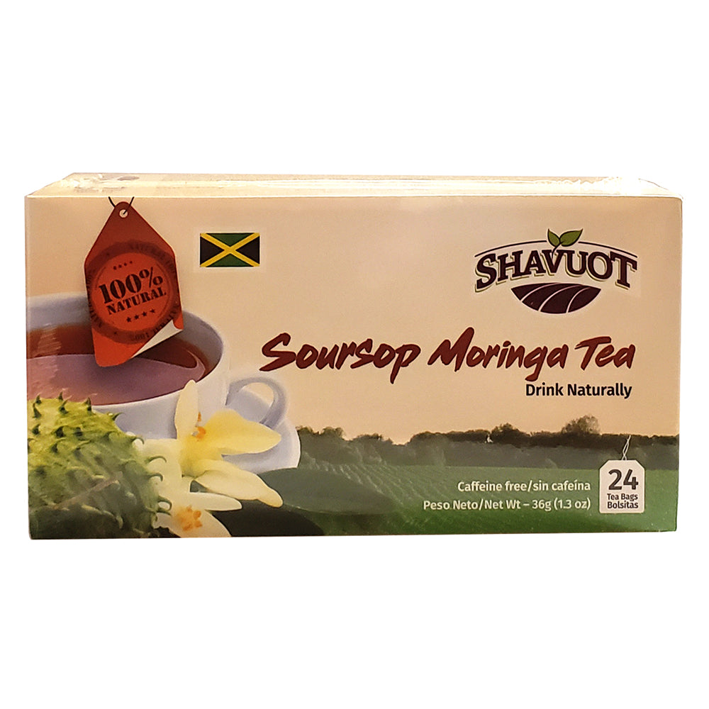 Shavuot Soursop Moringa Tea 24 Tea Bags